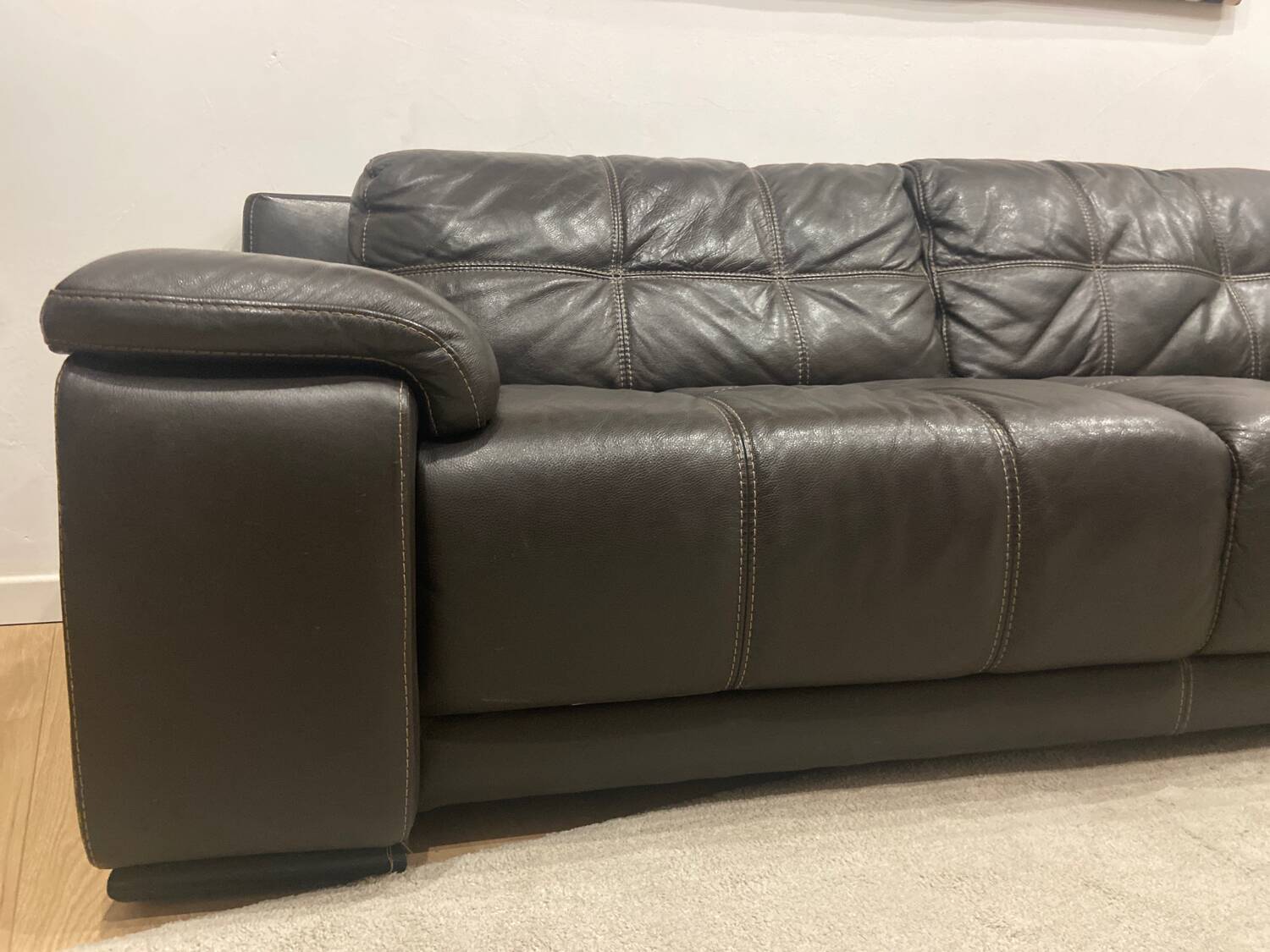 Canapé en cuir 3 places