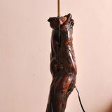 Vine wood lamp base