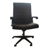 Leather armchair attributed to Richard Sapper