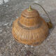 Vintage suspension "colonial" style in rattan and wicker