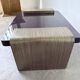 Art Deco coffee table in lacquer and brass