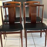 Set of 4 rosewood chairs designed by Henning Sorensen, Denmark, 1960.