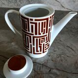 Vintage earthenware teapot