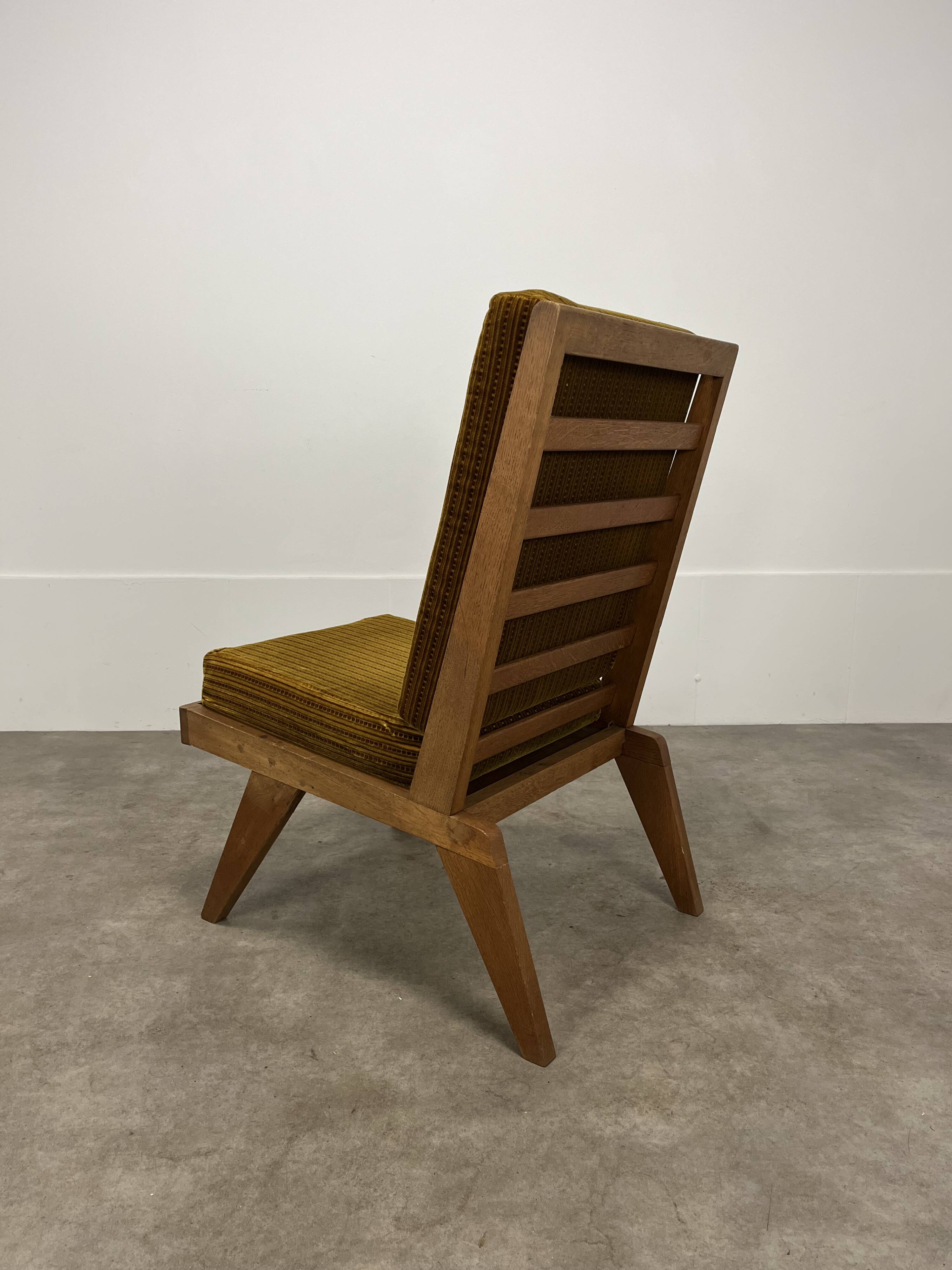 50s reconstruction armchair, wood