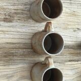 Set of 3 sandstone cups