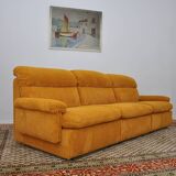 Yellow modular sofa, 1970s, set of 3