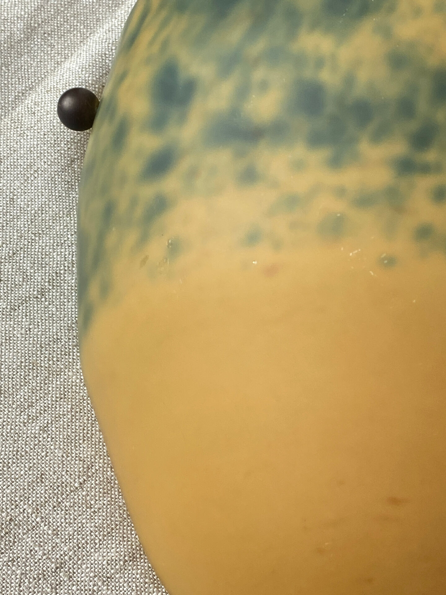 Wall light in glass paste