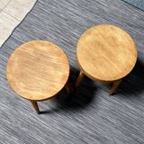 Paire de tabourets Baumann