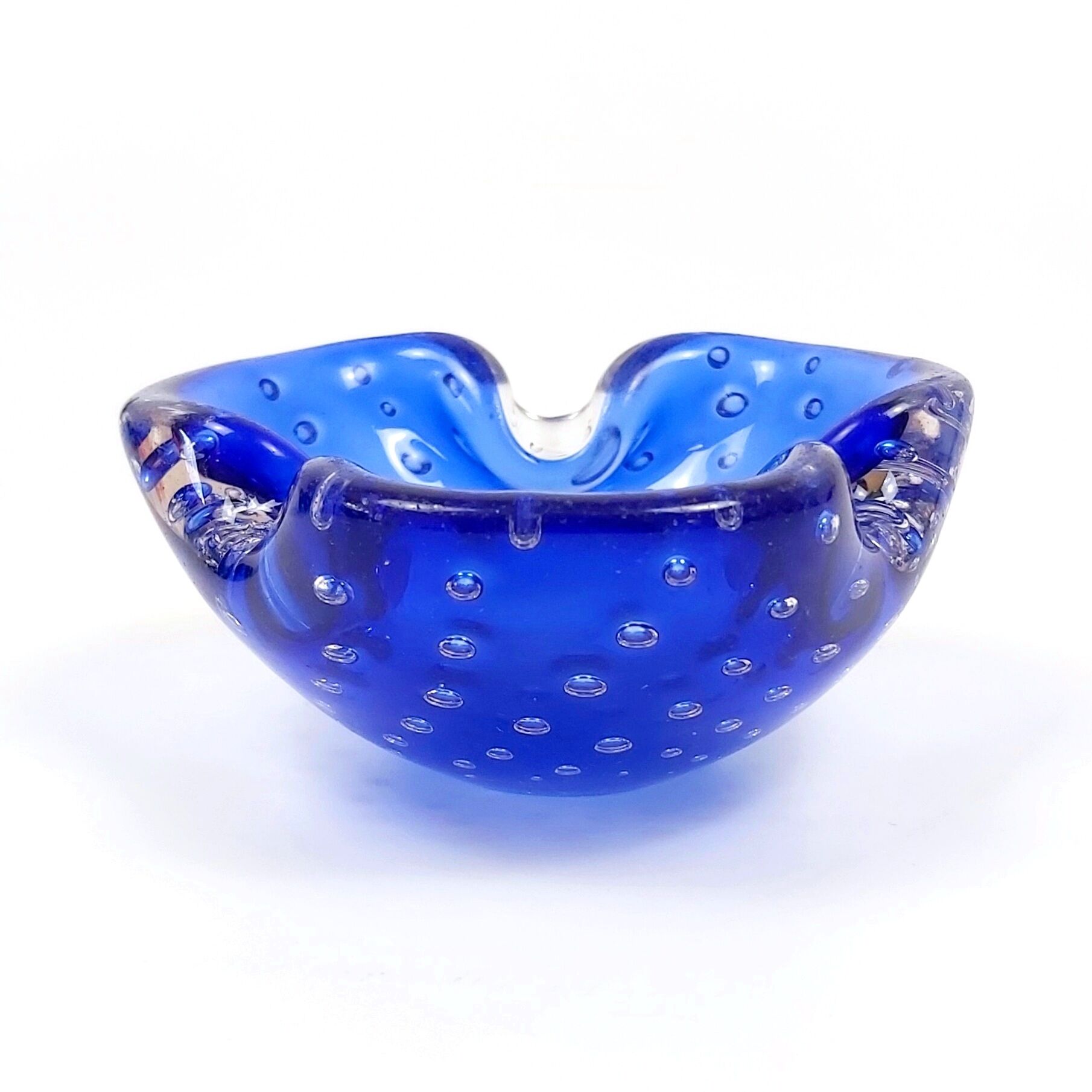 Bullicante Murano Glass Bowl or Ashtray by Barovier & Toso, Italy, 1960s