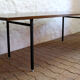 Grande table ovale vintage années 60