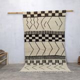 Moroccan Berber wool rug 252 x 139 cm