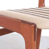 Set of 4 Vintage Erik Buch Teak Chairs for OD Møbler Denmark