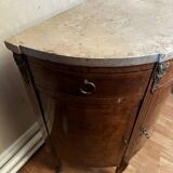 Louis XVI Style Half-Moon Chest of Drawers with Marquetry