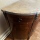 Louis XVI Style Half-Moon Chest of Drawers with Marquetry