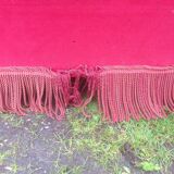 Napoleon III red velvet bench