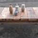 Table basse style brutaliste