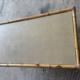 Vintage rattan table