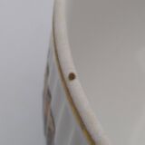 Small LF porcelain salad bowl with seafood decoration.