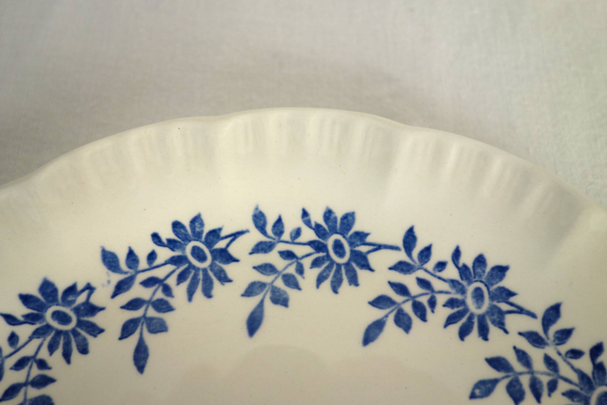 8 vintage dessert plates Dany model, Digoin Sarreguemines