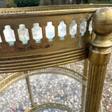 Small wheeled side table from Maison Jansen.