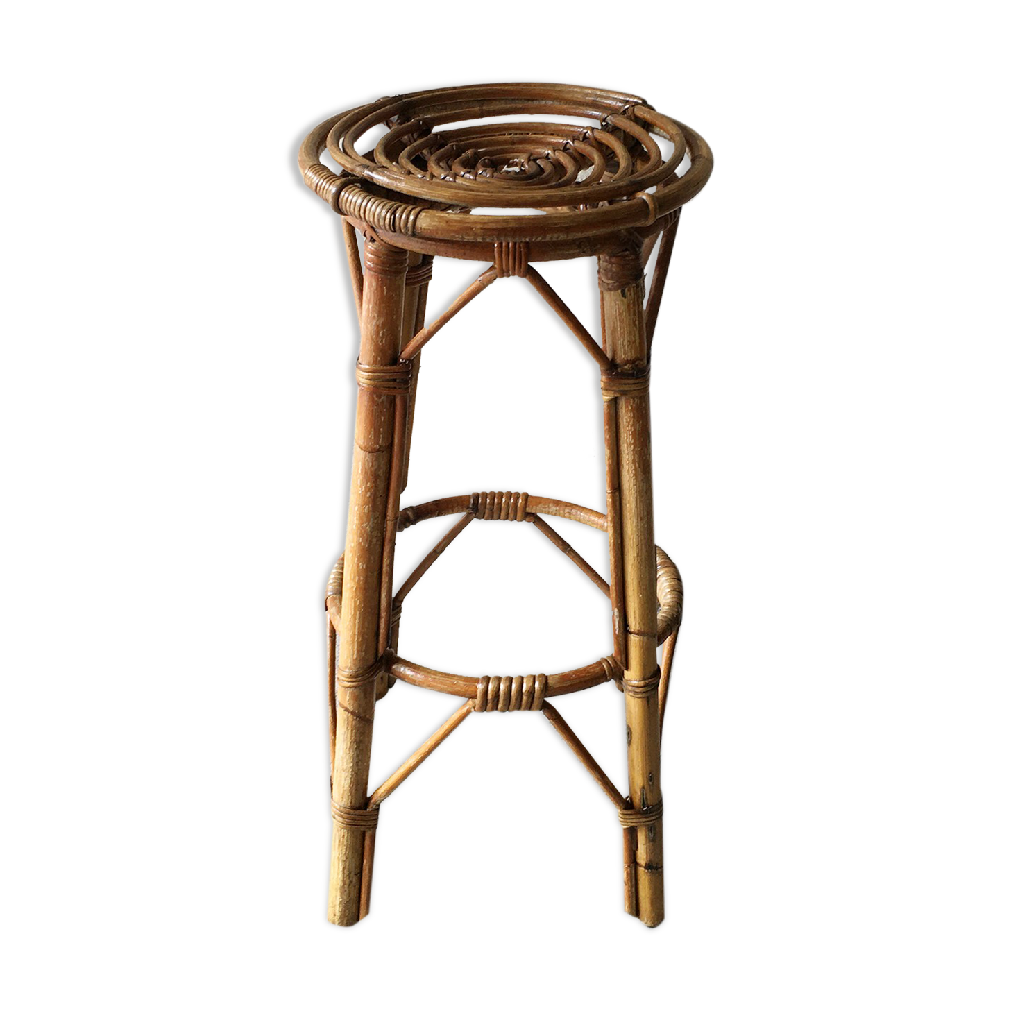 Rattan stool