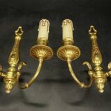 Pair of Louis XVI style wall lights