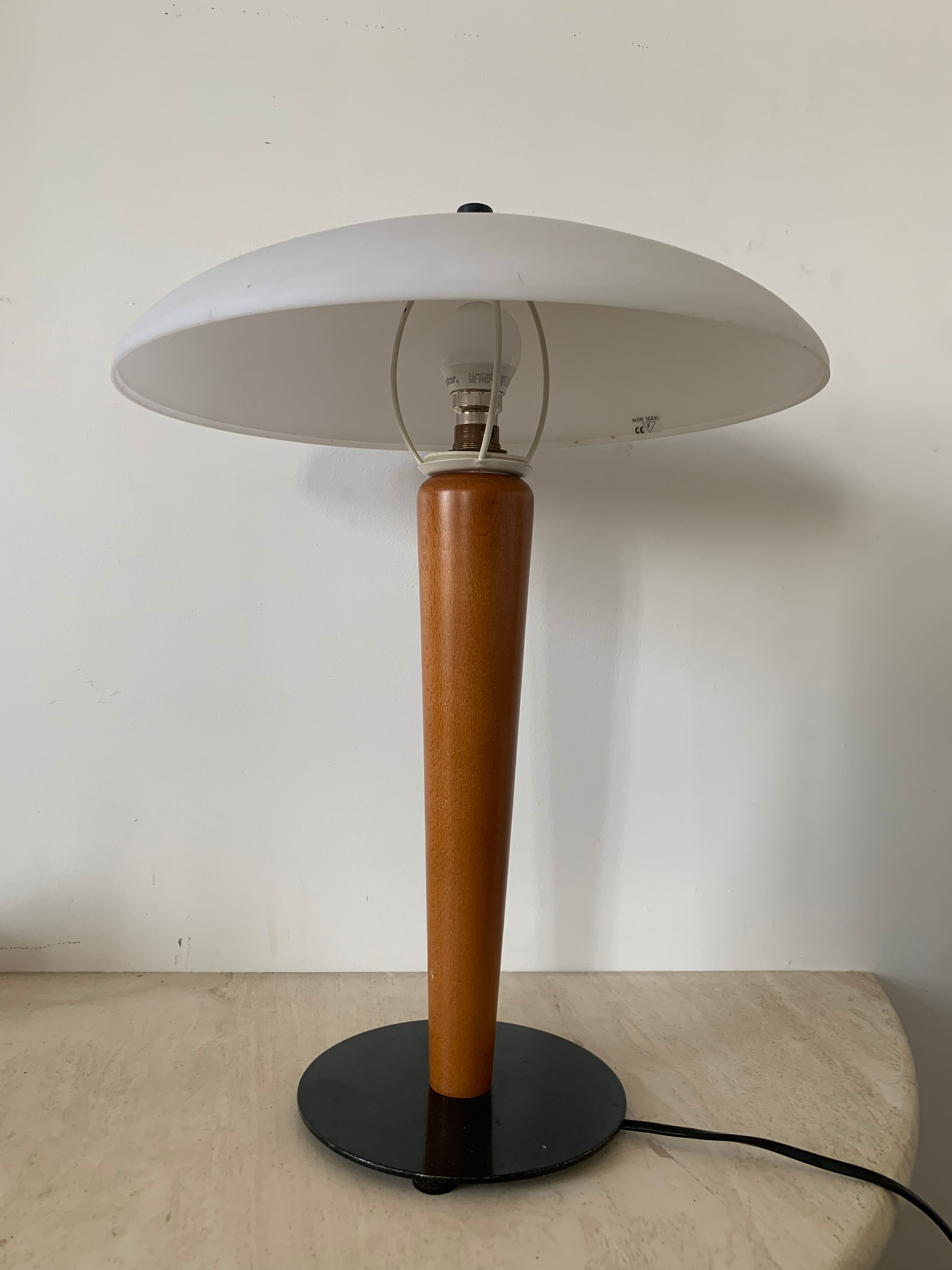 Mushroom lamp Aluminor 80s