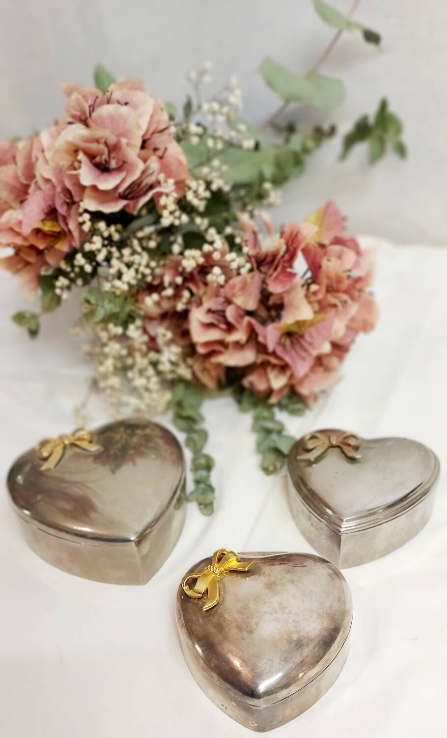 Boîtes à bijoux coeur vintage