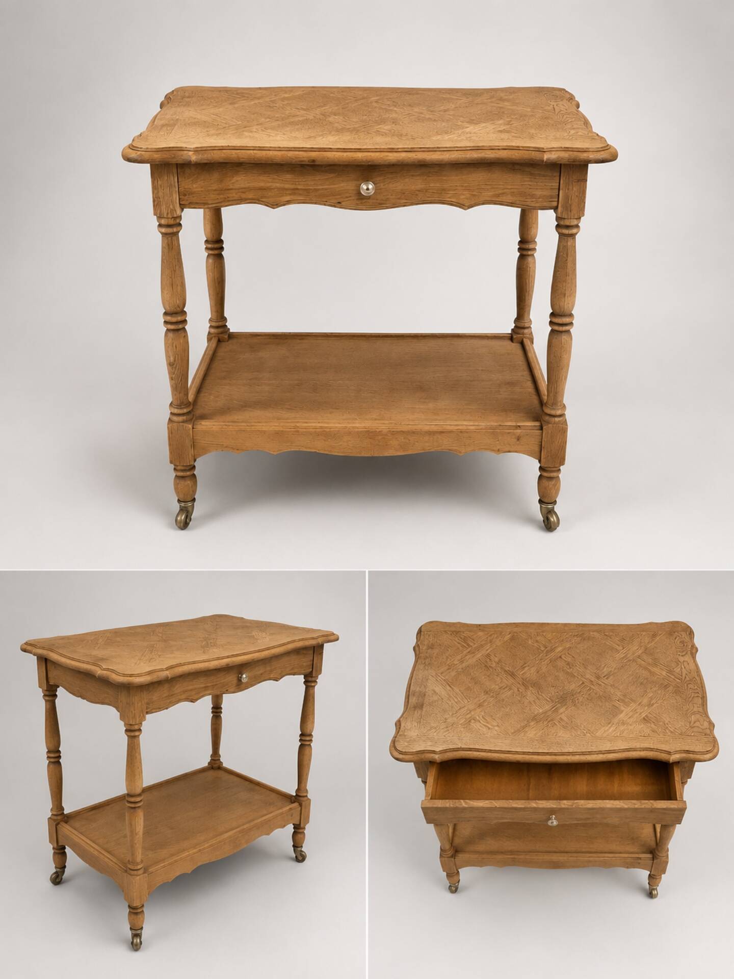 Wooden dessert table