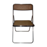 Chrome cane folding chairs 1970