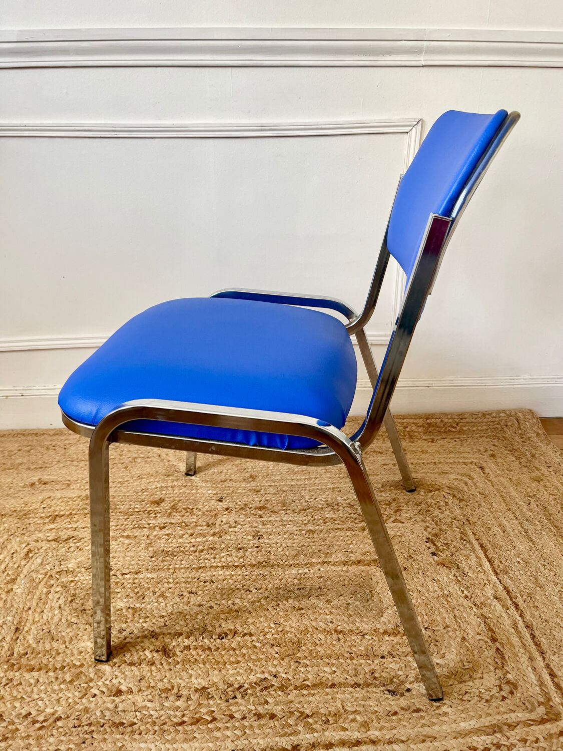 Vintage faux leather chair