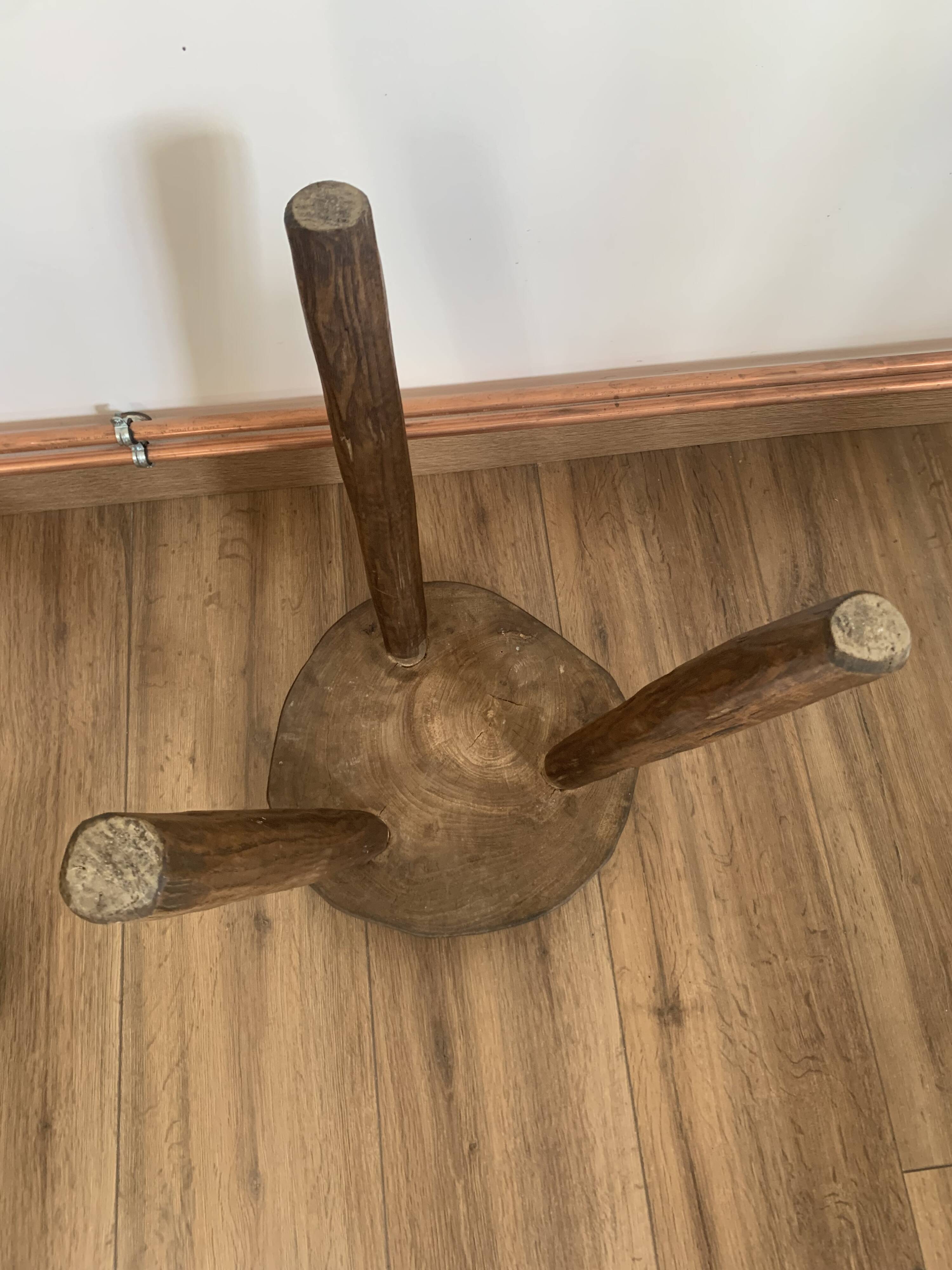 Pair of brutalist stools