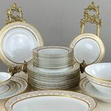 25 Piece Limoges Porcelain Service, 20th Century
