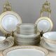 25 Piece Limoges Porcelain Service, 20th Century
