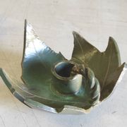 "Cellar rat" candle holders in glazed ceramic