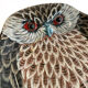 Vide poche hibou vintage peint à la main