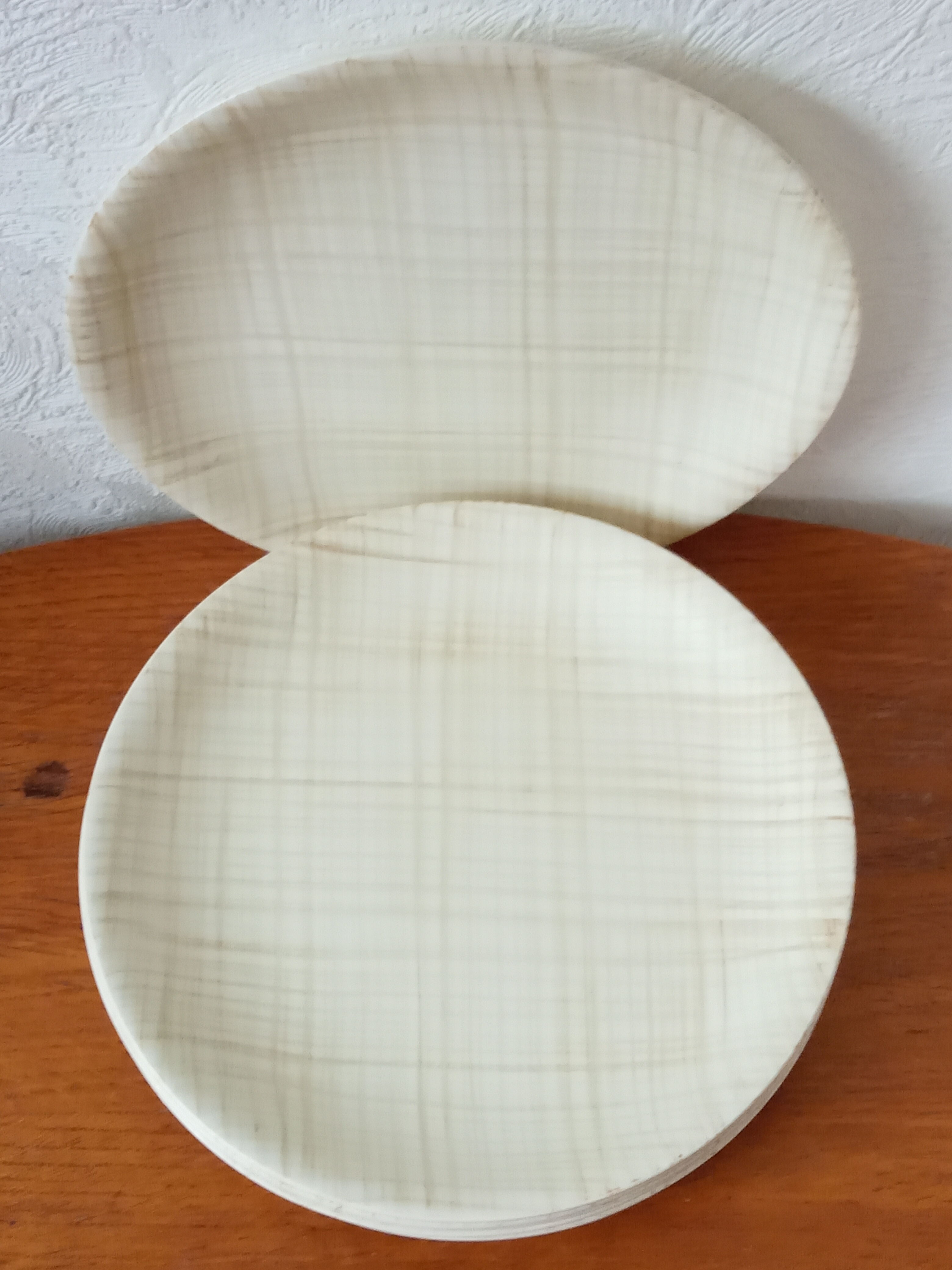 Six assiettes de Salins années 50