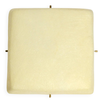 Beautiful Mid Century Modern square fiberglass ceiling or wall lamp