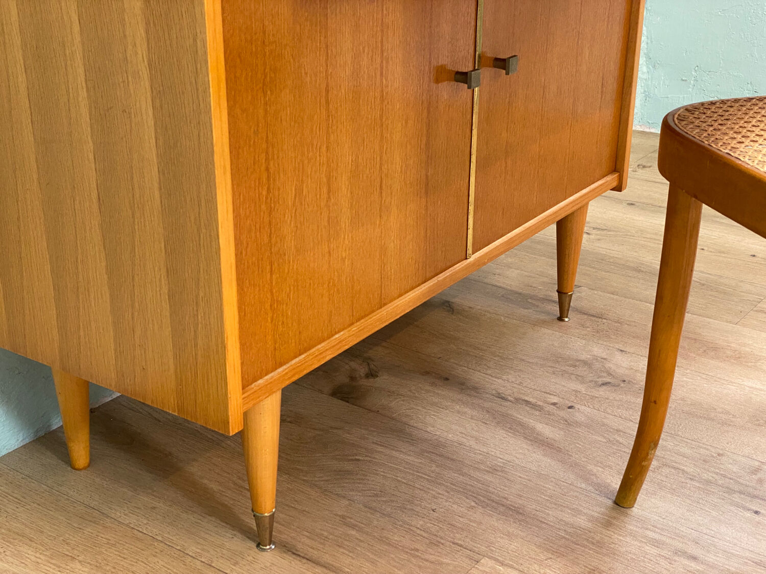 Vintage secretary from the 50s with hinged desk