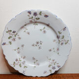 Set of 3 dessert plates o & eg royal austria barbeaux decor 1884-1918