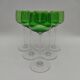 6 Large Baccarat crystal glasses.