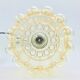 Mid-Century Amber Bubble Glass Ceiling Light by Helena Tynell for Limburg, Germany, 1960s