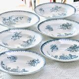 Old ironstone plates from St Amand "Margot" collection