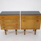 1960s Frantisek Mezulanik Pair of Chest of Drawers, Czechoslovakia