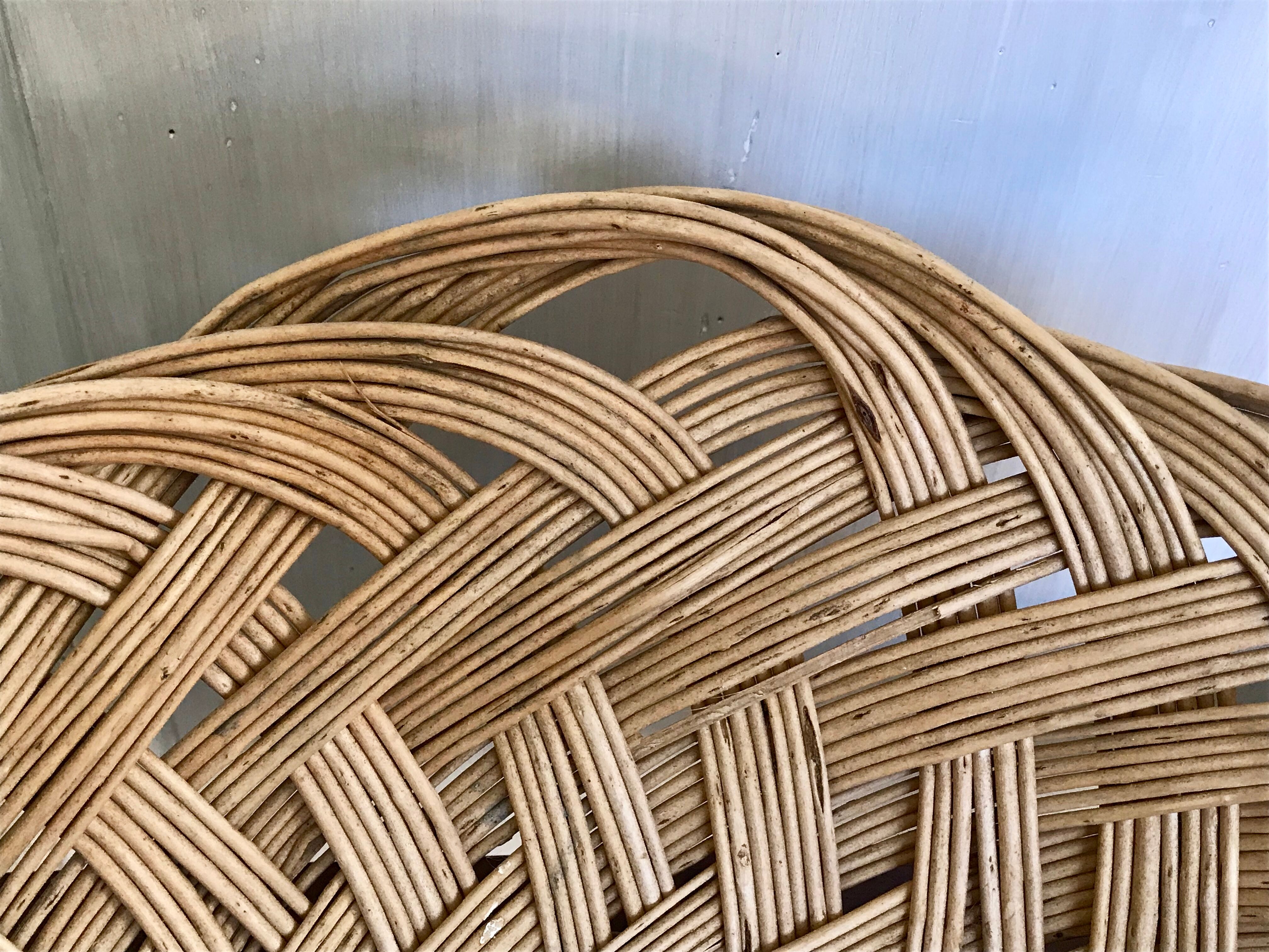 Wicker basket 55 cm