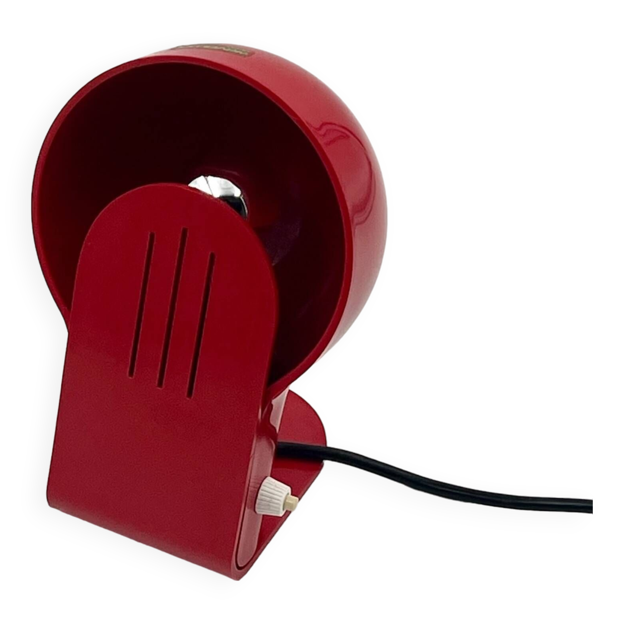 Iconic lamp panda by ambrogio pozzi for harveiluce – 70s design plastic table lamp