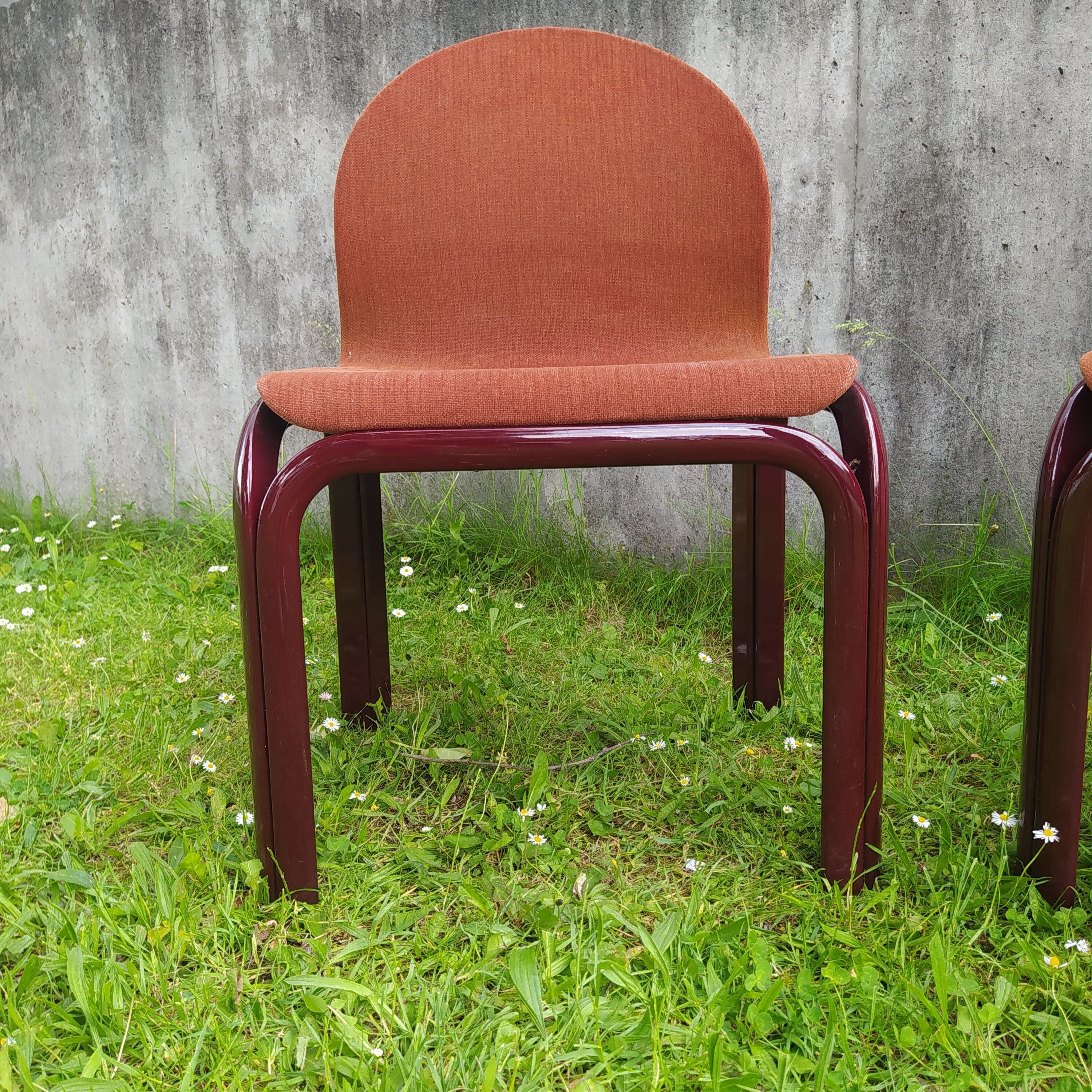 Paire de chaises Gae Aulenti pour Knoll-international