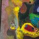 Bernard Ledain (1944–2024) – Abstract painting mixed media on canvas