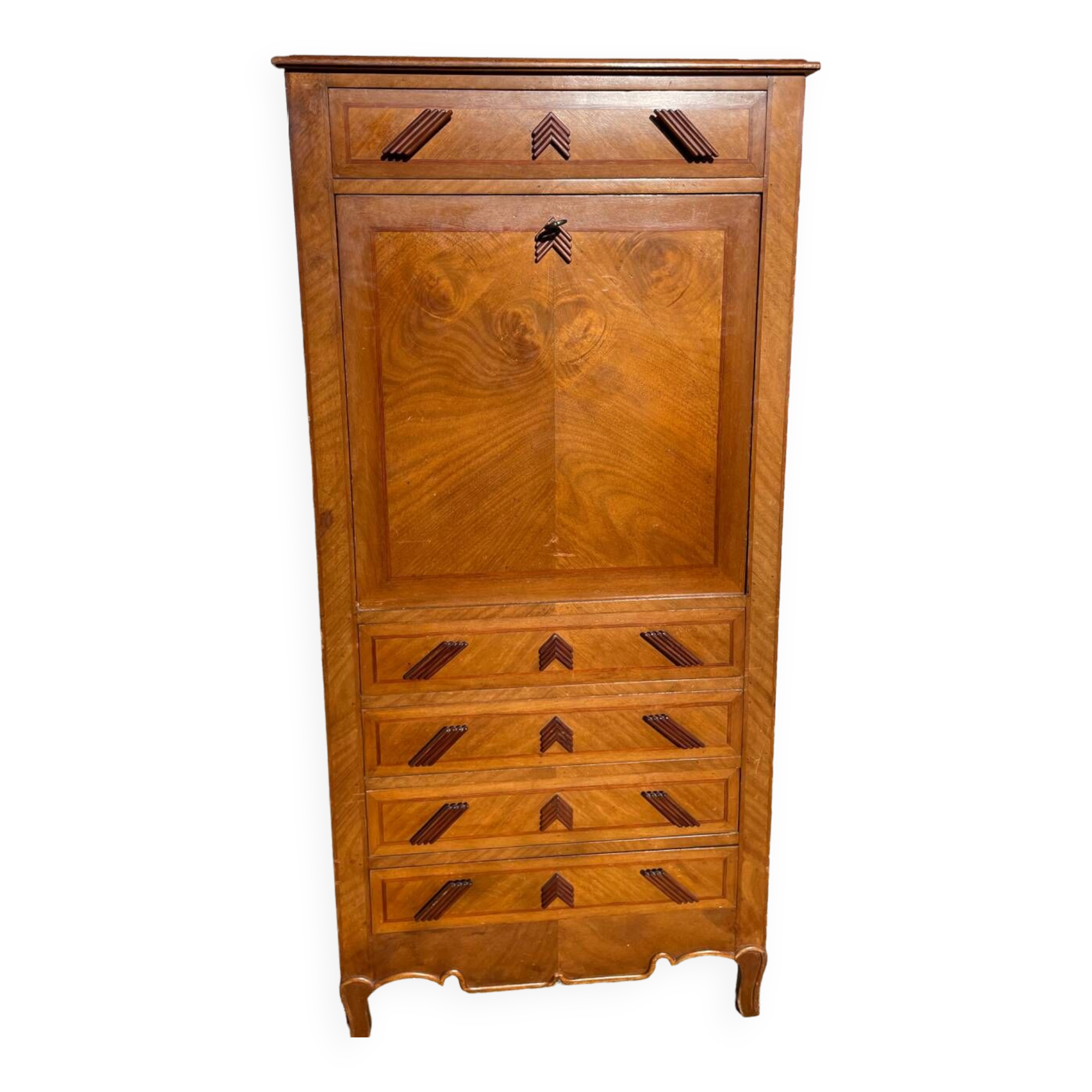 Vintage wooden secretary