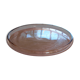 Pink glass plate